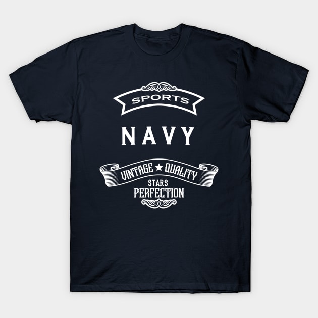 The Navy T-Shirt by Alvd Design